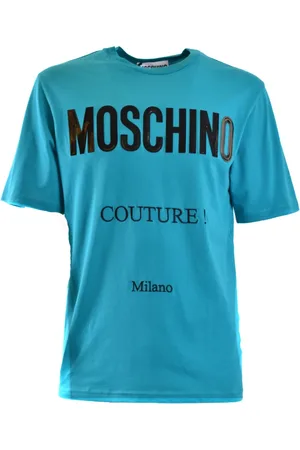 Moschino Koszulki, Mężczyzna, Niebieski, L, Podnieś swój codzienny strój dzięki stylowym koszulkom