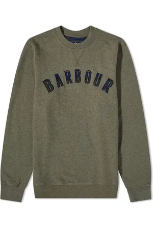 Barbour Bluzy, Mężczyzna, Zielony, S, Heritage Bawełniany Sweter