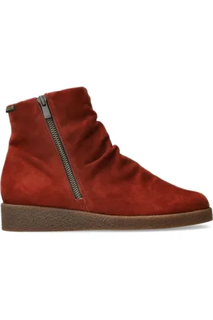 Mephisto Buty, Kobieta, Czerwony, 40 1/2 EU, Zamsz, Wygodny botek z technologią Soft-Air