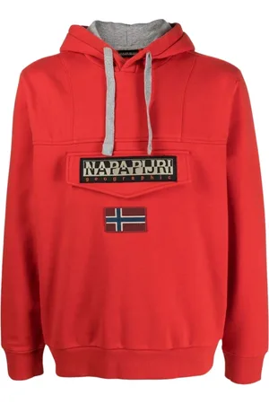 Napapijri Bluzy, Mężczyzna, Czerwony, L, Bluzy