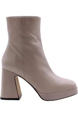 Angel alarcon Buty, Kobieta, Beżowy, 40 EU, Heeled Botki