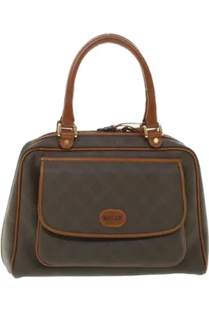 Bally Pre-owned, Kobieta, brązowy, ONE SIZE, Skóra, Pre-owned Skórzane torebki