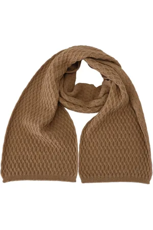 Dolce & Gabbana Akcesoria, Kobieta, brązowy, ONE SIZE, Ciemnobrązowy Damski Szal z Logo