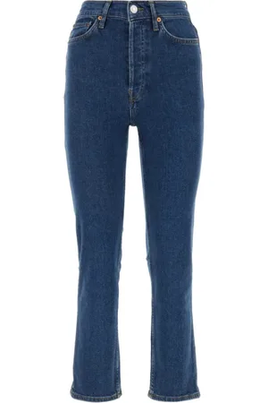 RE/DONE Jeansy, Kobieta, Niebieski, W26, Denim, Flared Jeansy