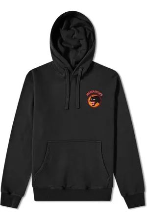 Maharishi Bluzy, Mężczyzna, Czarny, S, Vintage Panther Patch Blue