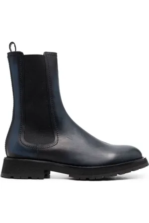 Alexander McQueen Buty, Mężczyzna, Szary, 40 EU, Szare Elastyczne Skórzane Buty