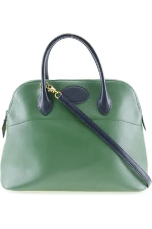 Hermès Pre-owned, Kobieta, Zielony, ONE SIZE, Skóra, Pre-owned skórzane torby na ramię