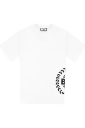 BALR. Koszulki, Mężczyzna, Biały, M, T-shirt z druku herbów