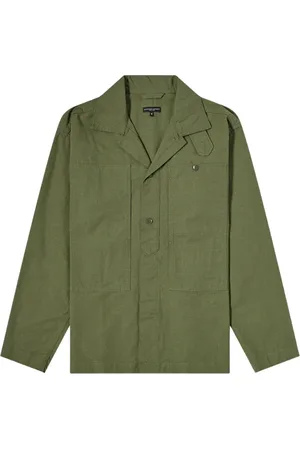 ENGINEERED GARMENTS Kurtki, Mężczyzna, Zielony, S, Kurtka z koszulką zmęczącą