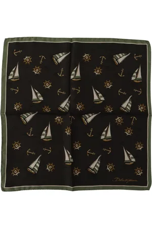 Dolce & Gabbana Akcesoria, Mężczyzna, Wielobarwność, ONE SIZE, Wielokolorowy Logo Kwadratowy Chusteczka