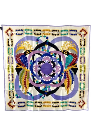 Bvlgari Pre-owned, Kobieta, Wielobarwność, ONE SIZE, Pre-owned Silk scarves