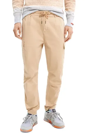Scotch&Soda Spodnie, Mężczyzna, Beżowy, W32, Fave Jogger Cargo Spodnie