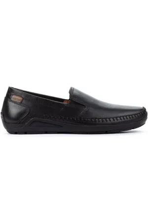 Pikolinos Buty, Mężczyzna, Czarny, 41 EU, Męski mokasyn ze skóry szyty ręcznie