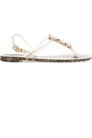 BALDININI Buty, Kobieta, Szary, 36 EU, Stylowe letnie płaskie sandały