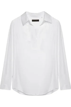 Elena Miro Bluzki, Kobieta, Biały, 2XL, Len, Klasyczna Koszulka Polo