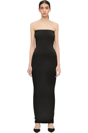 Wolford Sukienki, Kobieta, Czarny, L, Czarna Sukienka z Wycięciami
