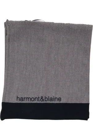 HARMONT&BLAINE Akcesoria, Mężczyzna, Szary, ONE SIZE, Double-face Scarf