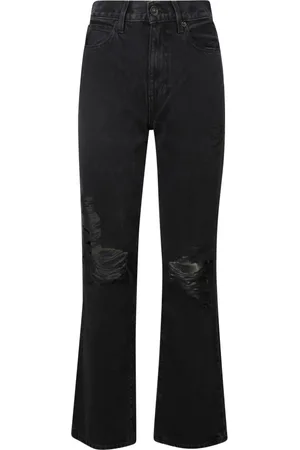 SLVRLAKE Jeansy, Kobieta, Czarny, W25, Denim, Jeansy o prostym krojuy