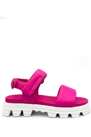 Kennel & Schmenger Buty, Kobieta, Różowy, 37 EU, Stylowe płaskie sandały skórzane