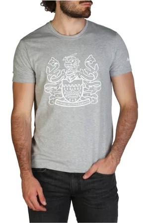 Aquascutum Koszulki, Mężczyzna, Szary, S, T-shirt