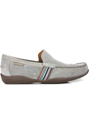 Mephisto Buty, Mężczyzna, Szary, 41 EU, Zamsz, Idris Męski Loafer