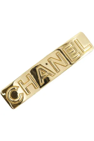 CHANEL Pre-owned, Kobieta, Żółty, ONE SIZE, Pre-owned Metal hair-accessories