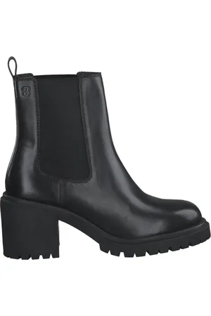 QS by s.Oliver Buty, Kobieta, Czarny, 37 EU, Ankle Botki
