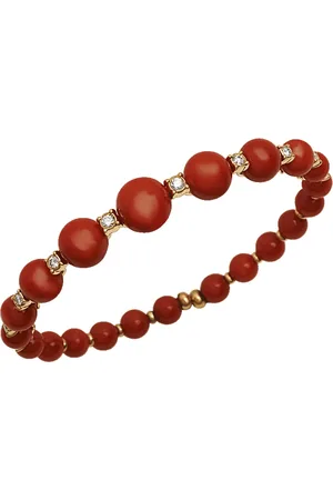 CHANTECLER Akcesoria, Kobieta, Żółty, ONE SIZE, Bransoletka Cherie Złota z 0,39 CT Diamentem