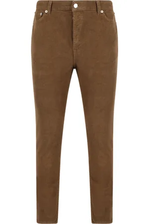 DEPARTMENT FIVE Spodnie, Mężczyzna, brązowy, W33, Spodnie z sztruksu Slim Fit