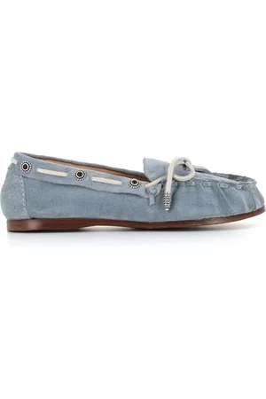SARTORE Buty, Kobieta, Niebieski, 37 EU, Zamsz, Mokasyny