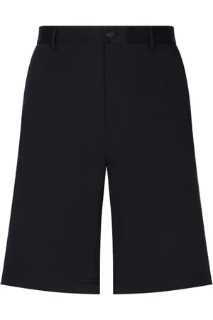 Dolce & Gabbana Szorty, Mężczyzna, Czarny, L, Logo-Plaque Bermuda Shorts