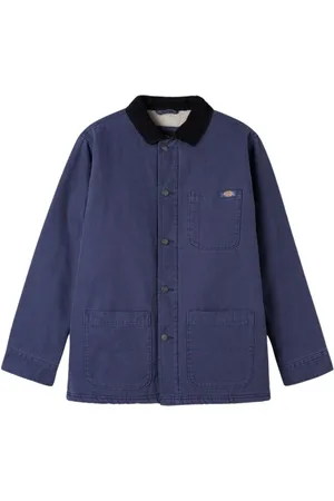 Dickies Kurtki, Mężczyzna, Niebieski, M, Kurtka Robocza z Kanwy