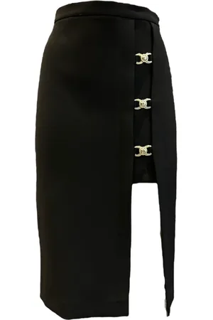 SIMONA CORSELLINI Spódnice, Kobieta, Czarny, M, Skirts