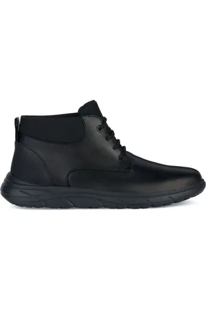 Geox Buty, Mężczyzna, Czarny, 46 EU, Len, Czarne Botki