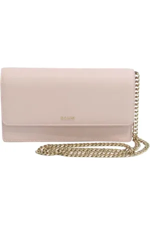 Bally Pre-owned, Kobieta, Różowy, ONE SIZE, Skóra, Różowa Skórzana Torba Shopper