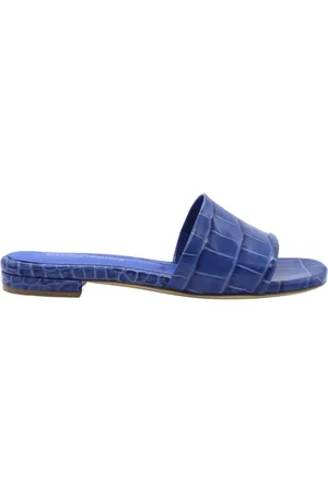 Giuliano Galiano Buty, Kobieta, Niebieski, 38 1/2 EU, Klapki