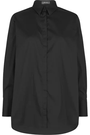 Mos Mosh Bluzki, Kobieta, Czarny, S, Koszula Enola - Klasyczna i Elegancka