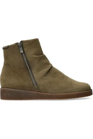 Mephisto Buty, Kobieta, Zielony, 40 1/2 EU, Zamsz, Wygodny botek z technologią Soft-Air