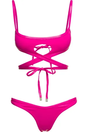The Attico Stroje kąpielowe, Kobieta, Różowy, S, Bikini