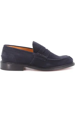 TRICKERS Buty, Mężczyzna, Niebieski, 40 EU, Zamsz, Zamsz James Penny Penny