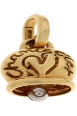 CHANTECLER Akcesoria, Kobieta, Żółty, ONE SIZE, Charm w kształcie dzwonka - Złoto żółte i Diament