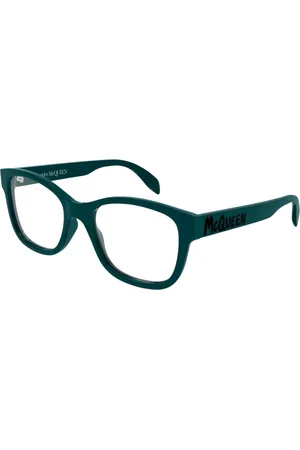 Alexander McQueen Akcesoria, Kobieta, Zielony, ONE SIZE, Graffiti Am 330S Okulary przeciwsłoneczne