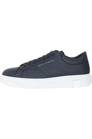 Armani Exchange Buty, Mężczyzna, Niebieski, 43 EU, Niebieskie Casualowe Sneakersy dla Mężczyzn