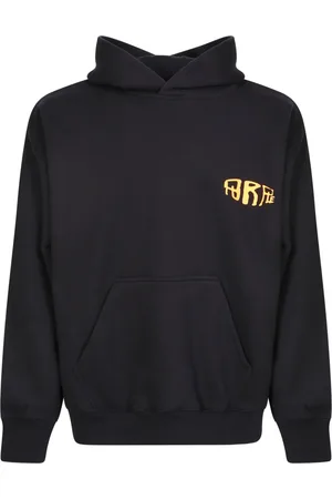 Purple Brand Bluzy, Mężczyzna, Czarny, S, Czarna Bawełniana Bluza z Nadrukiem Logo