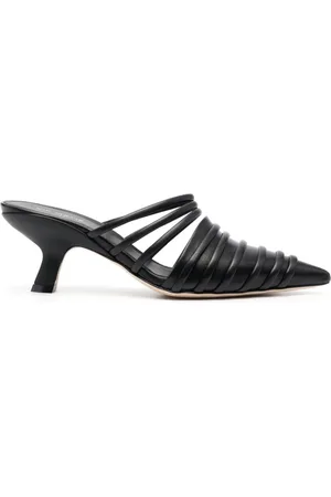 vic matiè Buty, Kobieta, Czarny, 39 1/2 EU, Czarne mules na obcasie