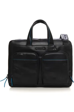 Piquadro Torebki, Mężczyzna, Czarny, ONE SIZE, Leather satchel