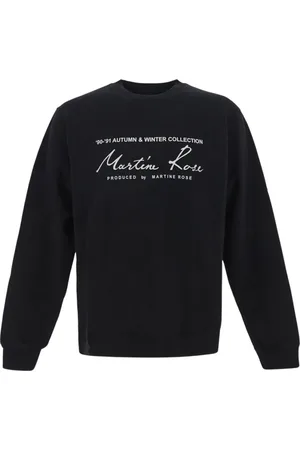 MARTINE ROSE Bluzy, Mężczyzna, Czarny, XL, Bluza
