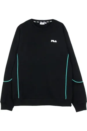 Fila Bluzy, Mężczyzna, Czarny, L, Adil Crew Sweat