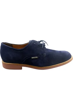 Mephisto Buty, Mężczyzna, Niebieski, 40 1/2 EU, Zamsz, Granatowe Zamszowe Buty
