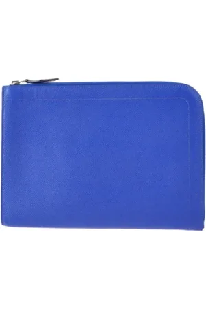 Hermès Pre-owned, Kobieta, Niebieski, ONE SIZE, Pre-owned Leather clutches
